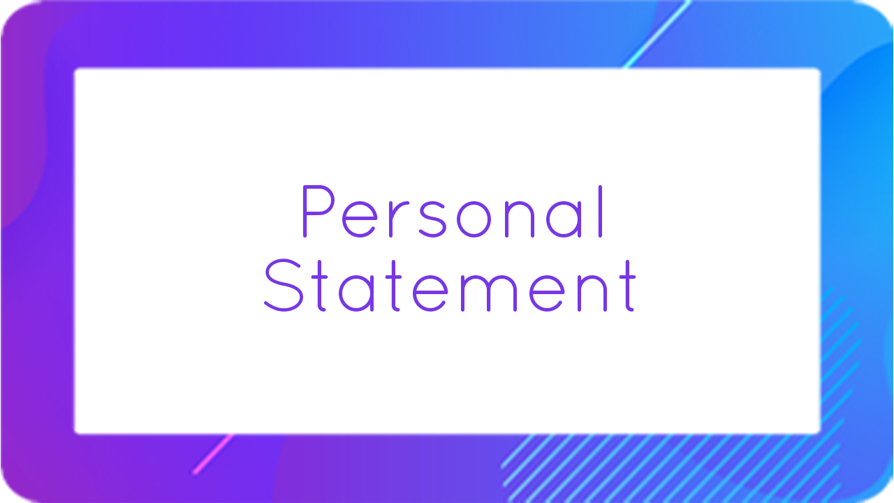 Personal Statement