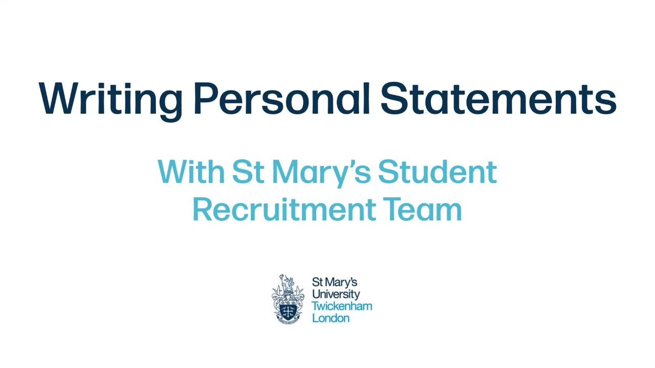 How to Write a Great Personal Statement