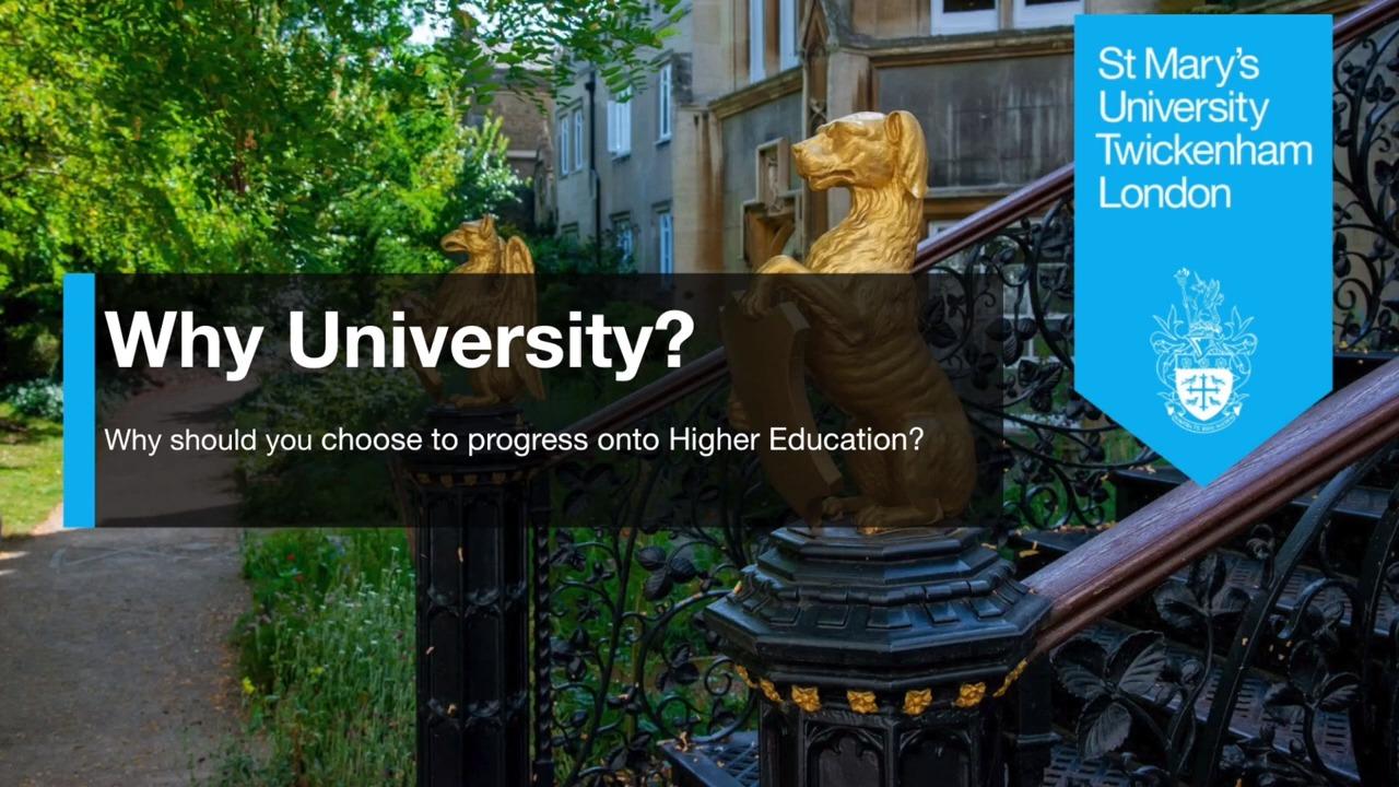 Why Go to University?