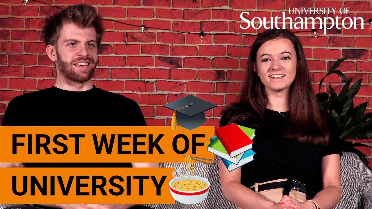 Your first week of university