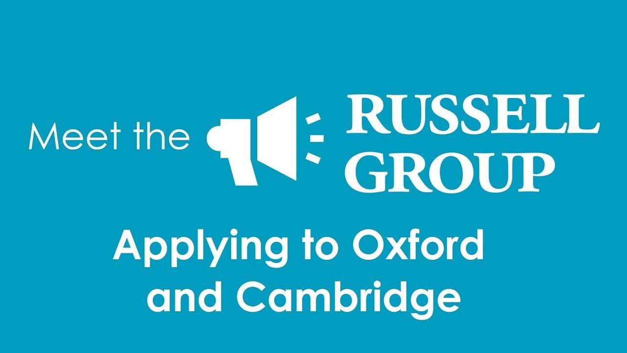 Applying to Oxford & Cambridge