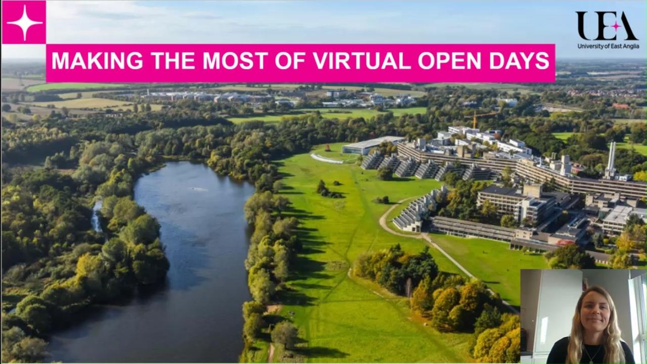 Making the most of virtual Open Days