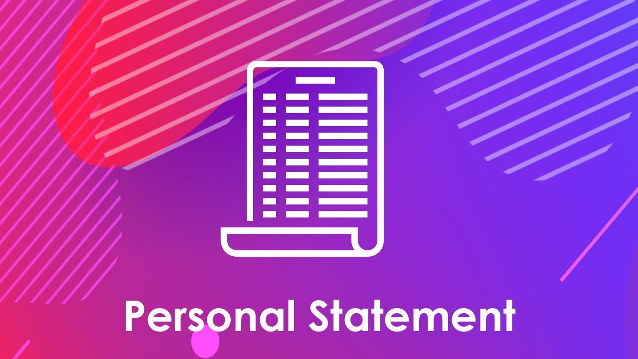 Writing your Personal Statement
