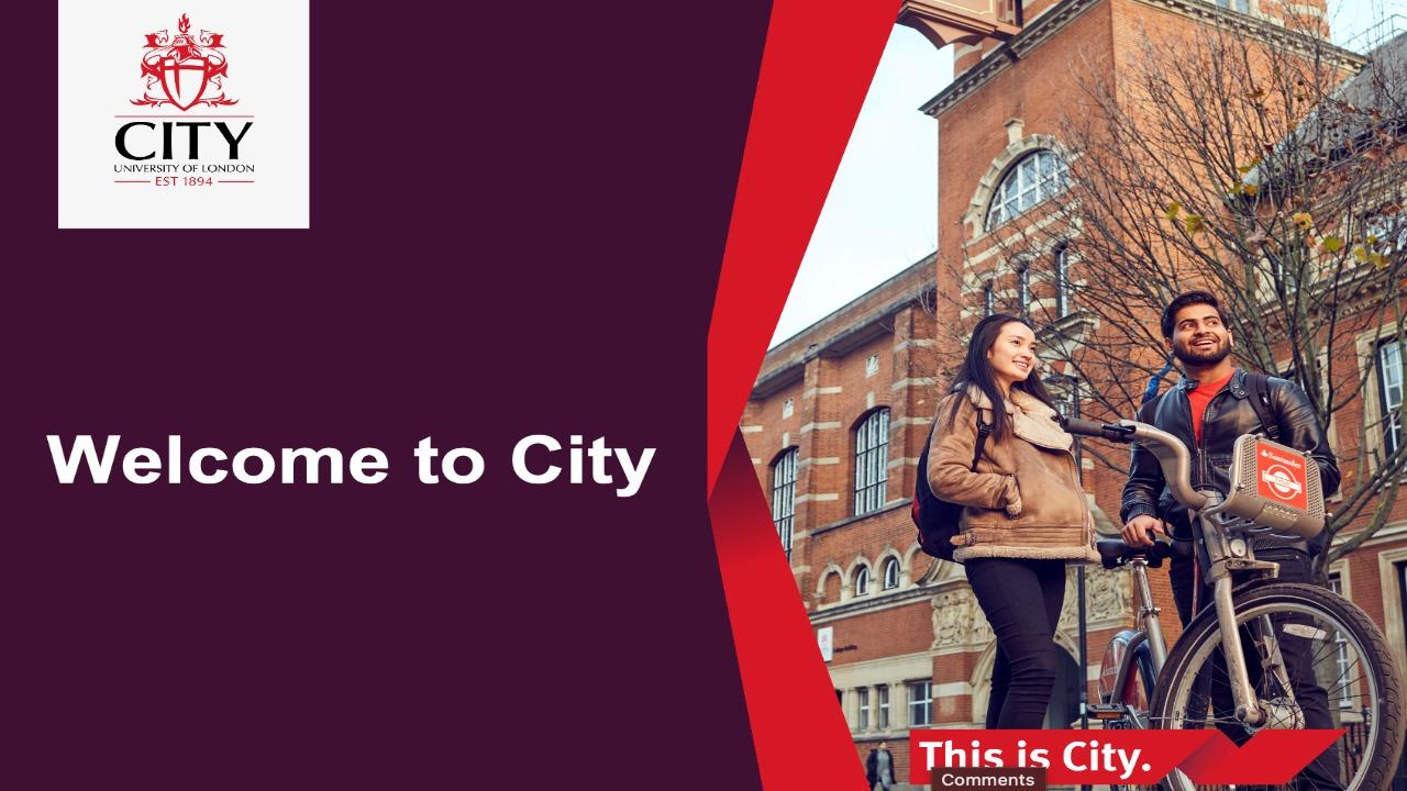 Welcome to City, University of London