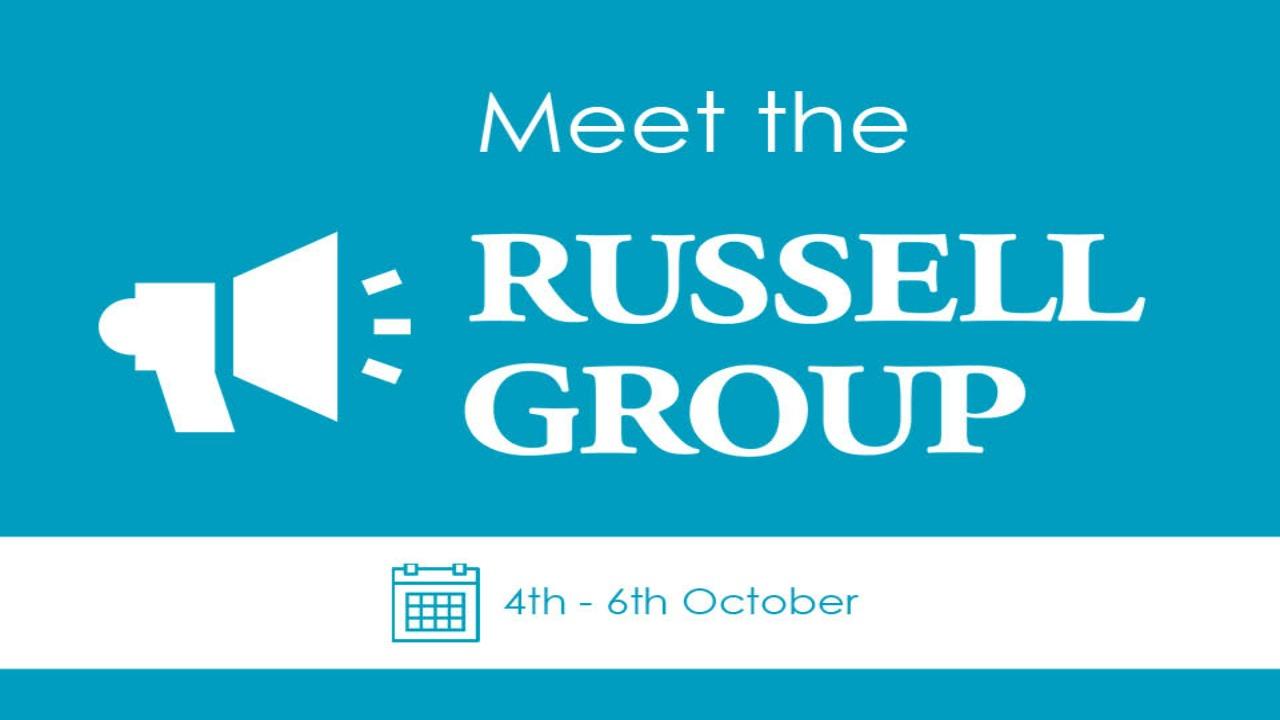 Russell Group Webinars - Apply to a RG University