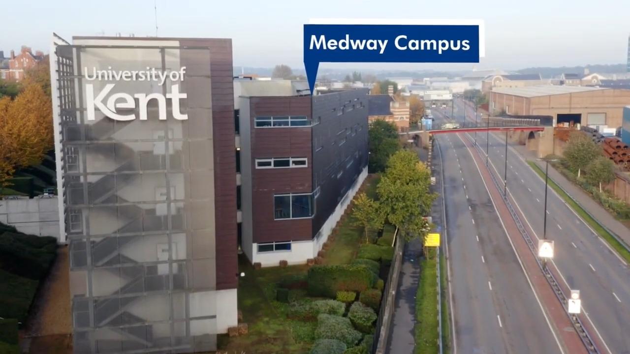 Medway Campus by Air | University of Kent