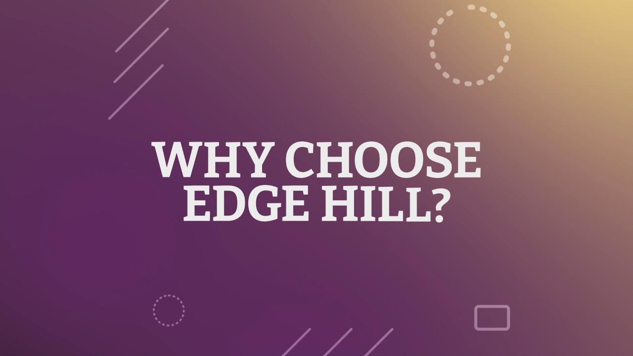 Why Choose Edge Hill University?